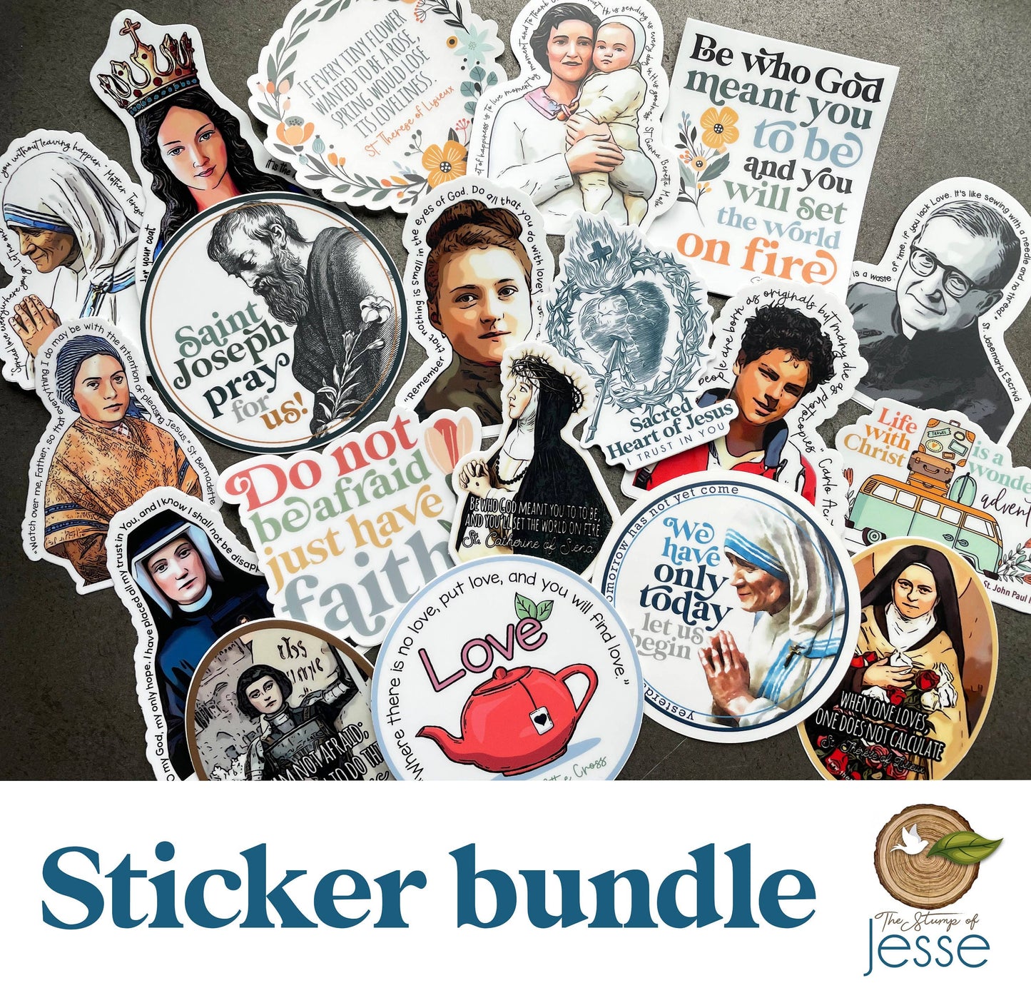 St. John Paul II Waterproof Catholic Sticker