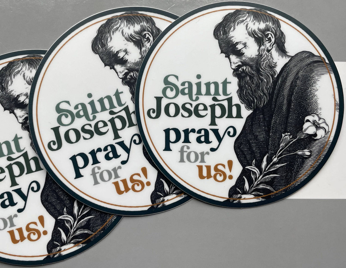 St. Joseph Pray For Us Catholic Sticker