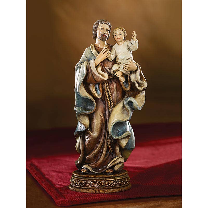 Bellavista 6.5" St. Joseph and Child Statue