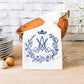 Auspice Maria Catholic Kitchen Towel - Virgin Mary Monogram