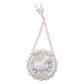 Ag Baptism Crib Medal Pink