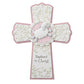 Ag Baptism Cross Pink