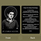 Carlo Acutis Metal Prayer Card