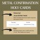 10 Commandments Premium Metal Prayer Card