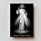 Divine Mercy Premium Metal Prayer Card