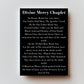 Divine Mercy Premium Metal Prayer Card