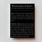 Renunciations of Spirits Premium Metal Prayer Card
