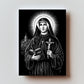 Prayer to St. Faustina  Premium Metal Prayer Card