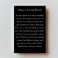 Prayer in Preparation for Death Premium Metal Prayer Card