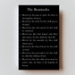 The Beatitudes Premium Metal Prayer Card