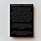Binding Prayer of Protection Premium Metal Prayer Card