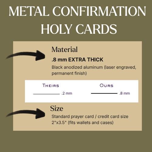 Prayer to Maximilian Kolbe for the Grace to be Freed From Addiction Premium Metal Prayer Card