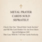 Personalized Wood Case for Metal Prayer Cards/Business Cards