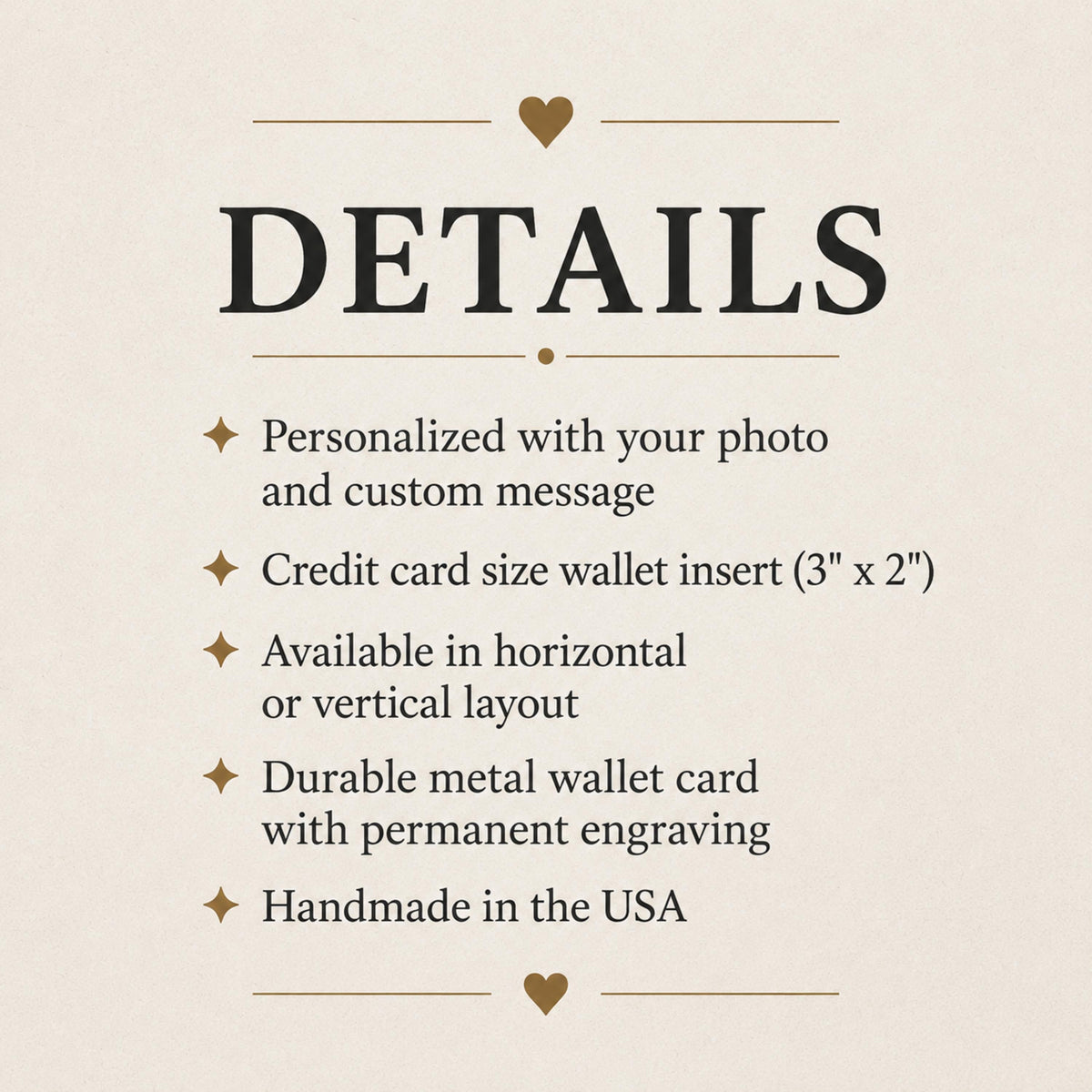 Custom Family Photo Wallet Card