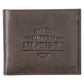 Wallet Leather With God All Things are Possible Matt. 19:26