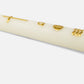 Alpha & Omega Baptism Candle (Gold)