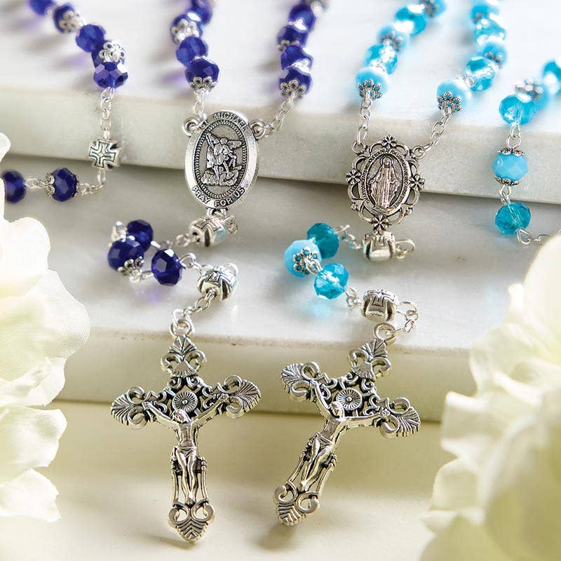 Sun Crystal Rosary - Our Lady of Grace