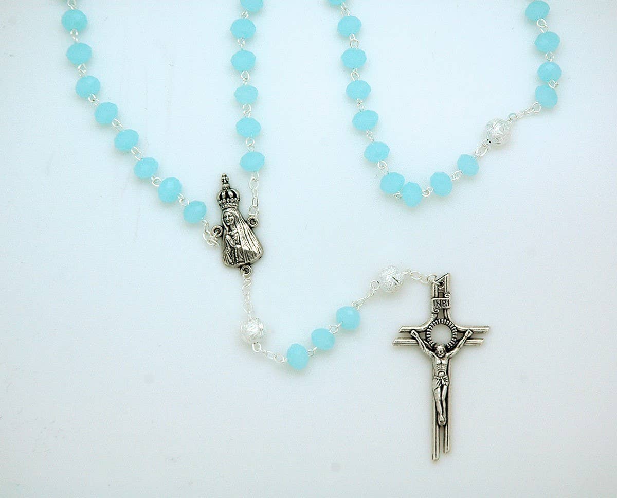 Blue Crystal Rosary