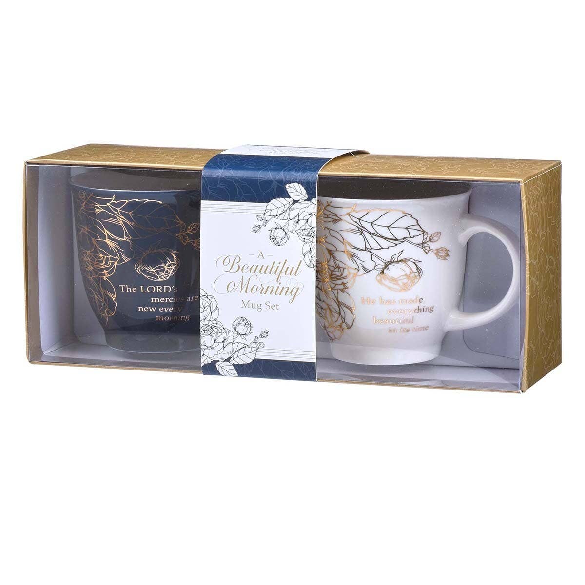 Mug Set 2pc Floral The Lord
