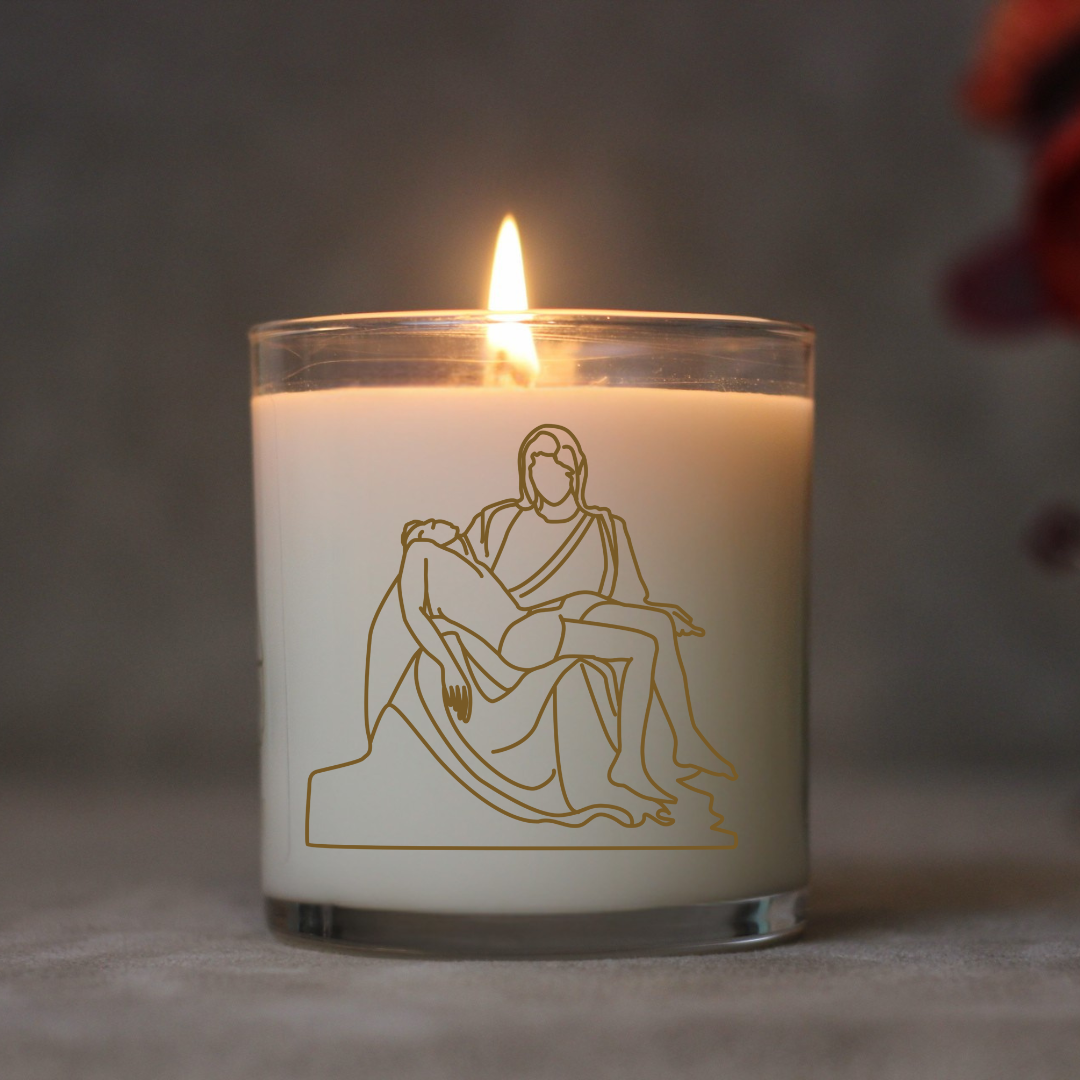 Pieta Candle