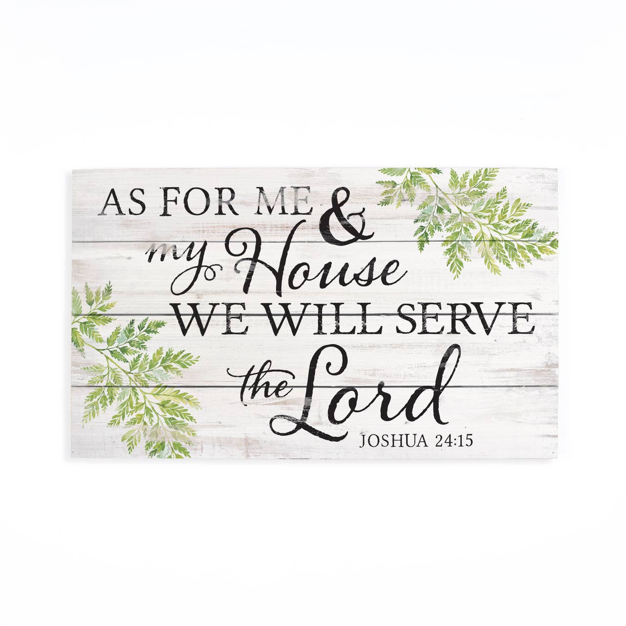 Blessings  Pallet Sign - My House We Will Serve The Lord