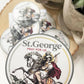St. George Waterproof Vinyl Catholic Sticker