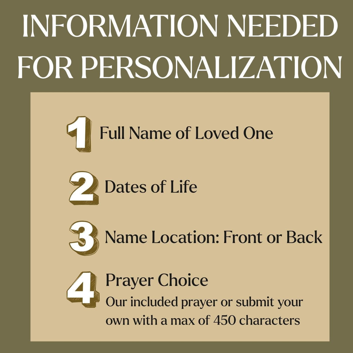 Premium Metal Memorial Card