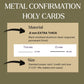 Premium Metal Memorial Card