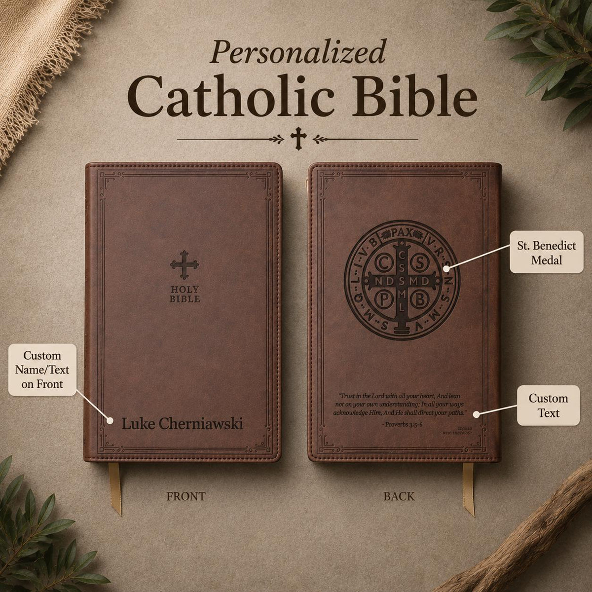 Custom Engraved Bible