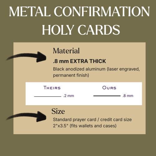 Custom Catholic Confirmation Card
