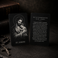Metal Prayer Card and Personalized Wood Case